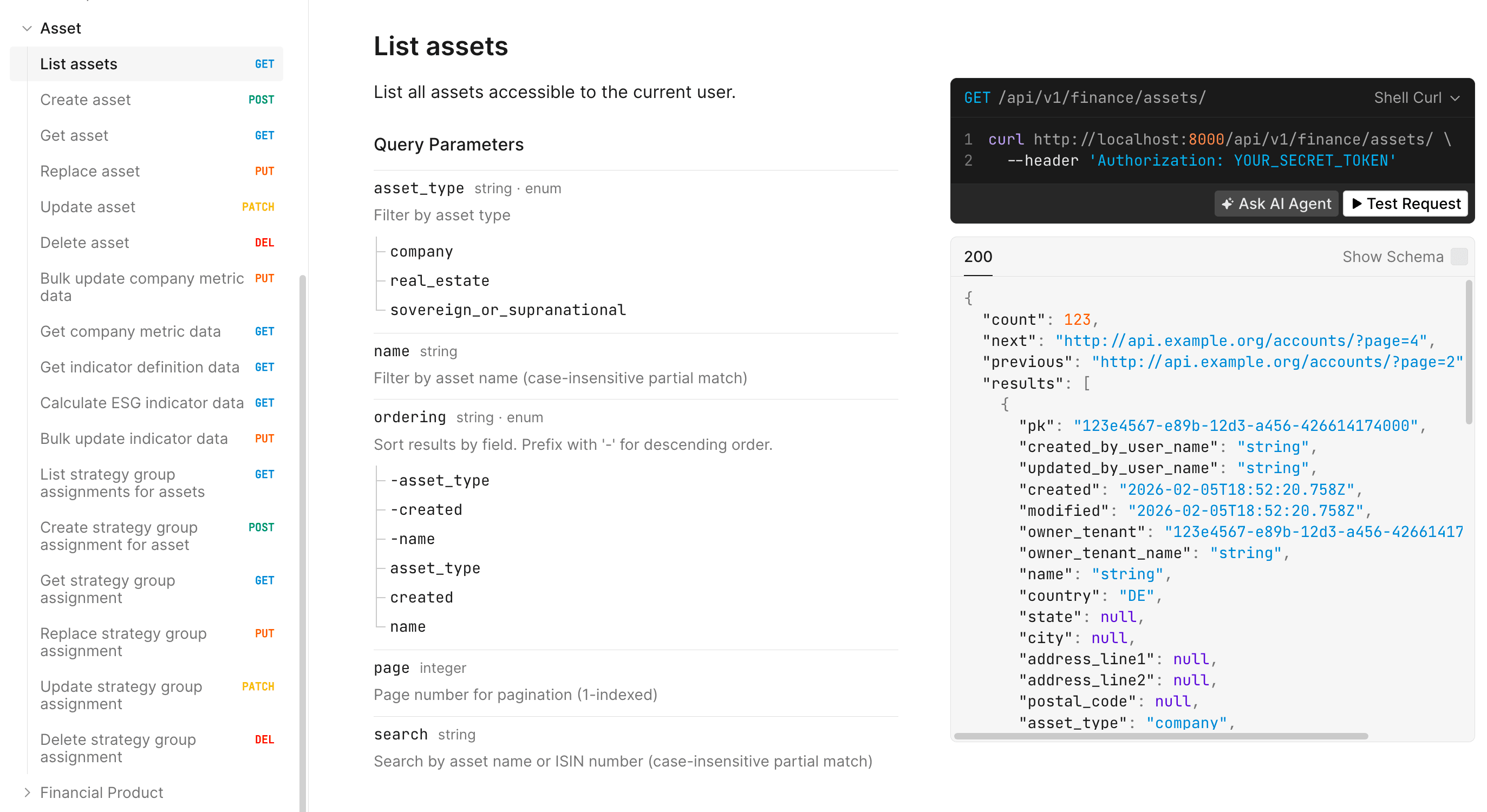 The OpenSFDR API documentation